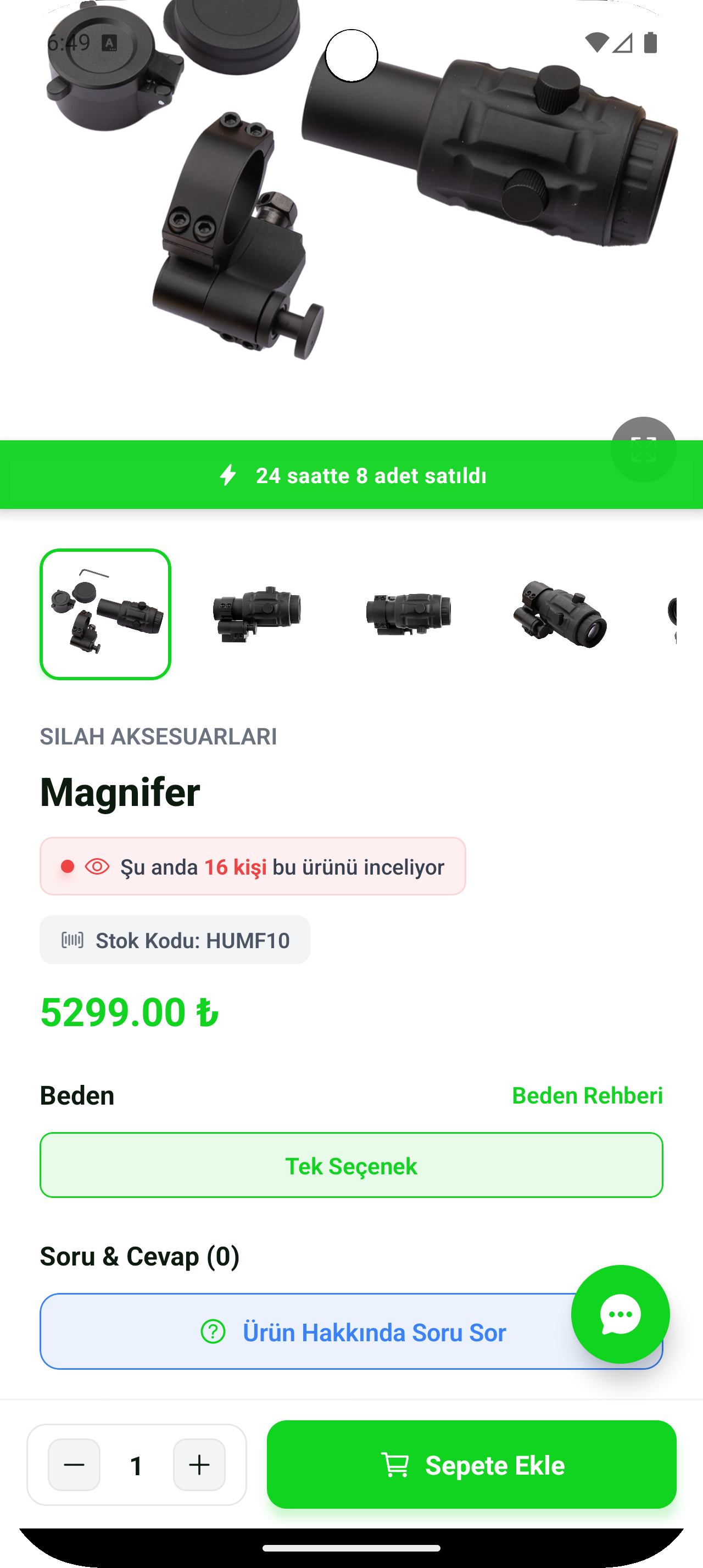 Mobil Uygulama - Urun Detay