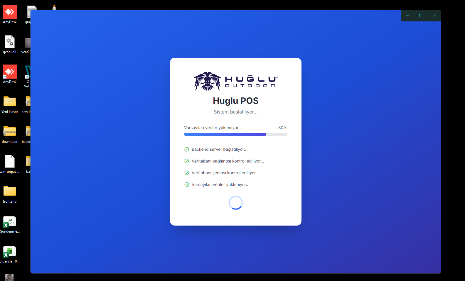 Huğlu Pos - Ana Ekran