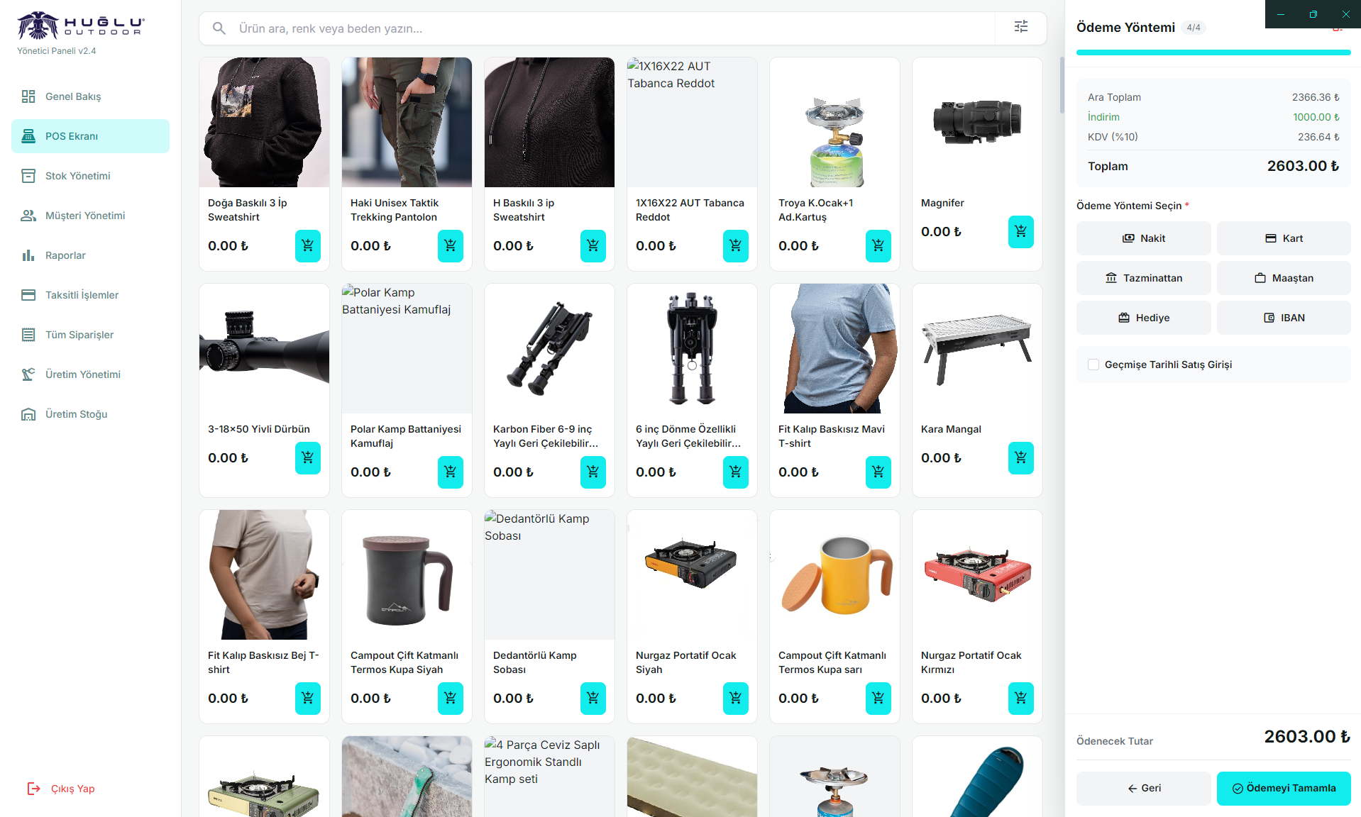 Huğlu Pos - Raporlar